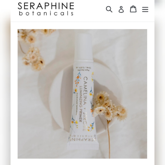 Seraphine Botanicals Camelina + Strobe Luminizing Primer - Picture 2 of 9